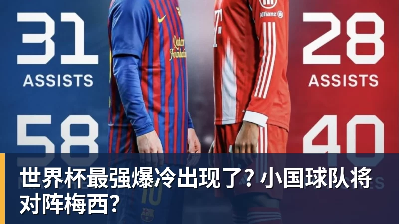 九游体育世界杯最强爆冷出现了? 小国球队将对阵梅西？