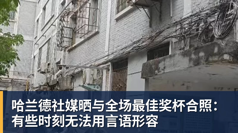 哈兰德社媒晒与全场最佳奖杯合照：有些时刻无法用言语形容